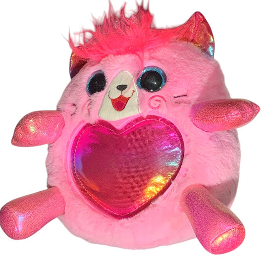 Zuru 10"D Rainbocorn Unicorn Cat Rainbow Surprise, Pink with Fairy Wings, EUC