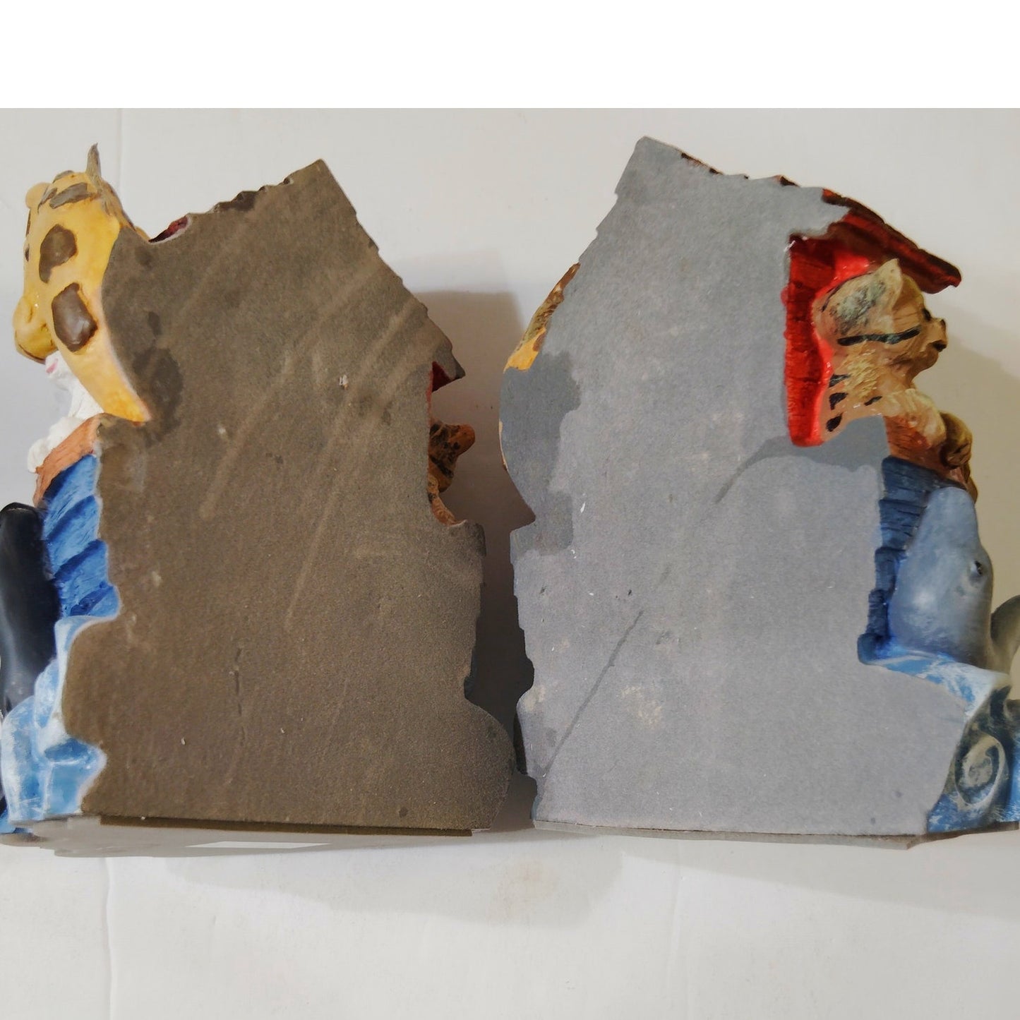 Noah's Ark Figi Graphics Heavy Animal Bookends - 1994 Collectible Nursery Decor