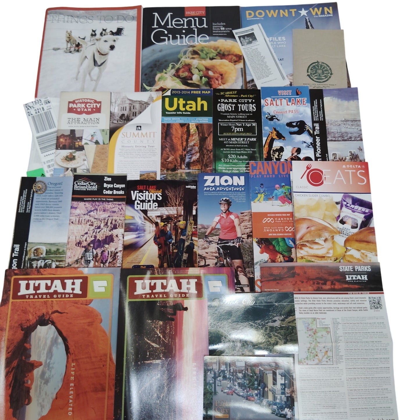 Park City, Utah 2014 Vacation Ephemera Travel Guides, Maps, Brochures Collection