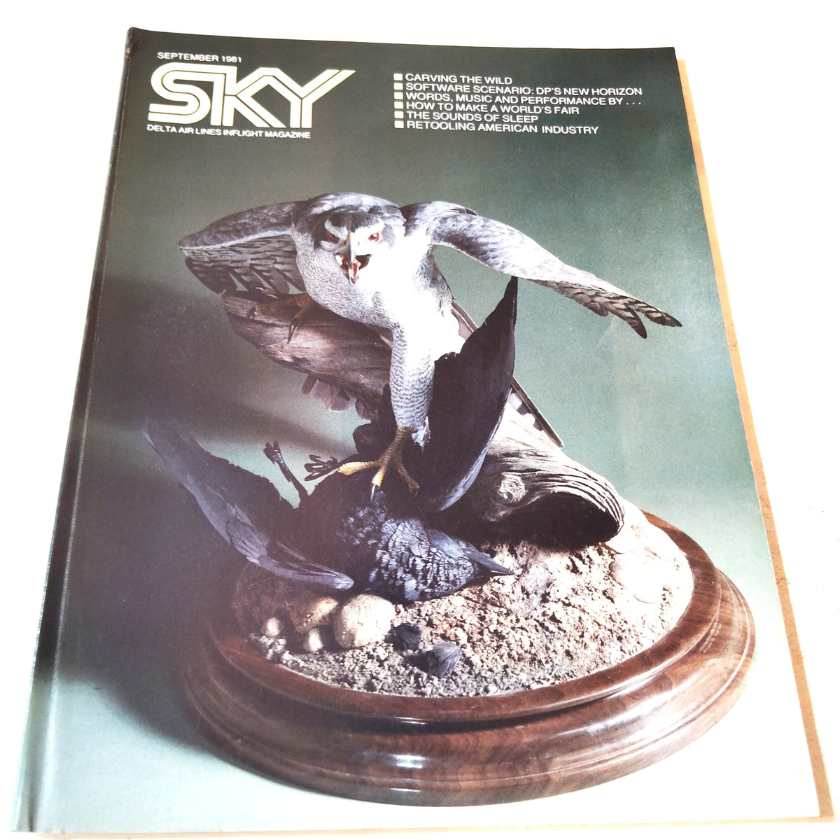 Delta SKY In-Flight Magazine September 1981 - Herschel Walker, Knoxville Expo