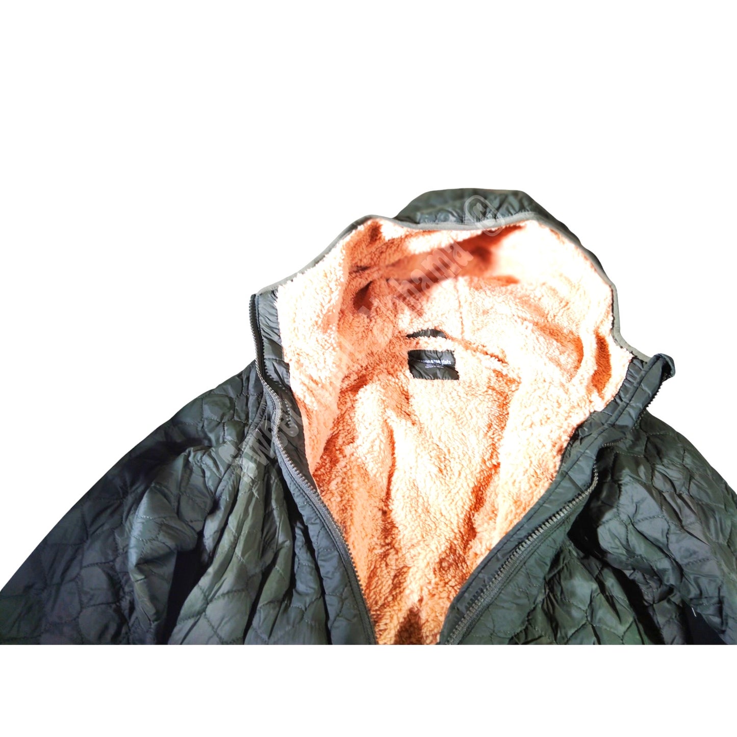 Lightweight Quilted Full-Zip Water-Resistant Sherpa-Lined Hooded Puffer Jacket