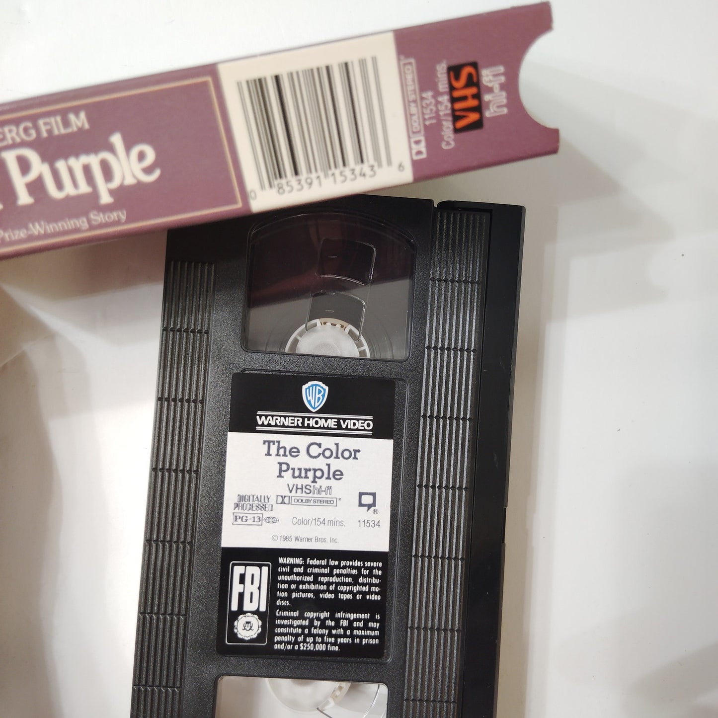 The Color Purple VHS 1987 Danny Glover Whoopi Goldberg Drama