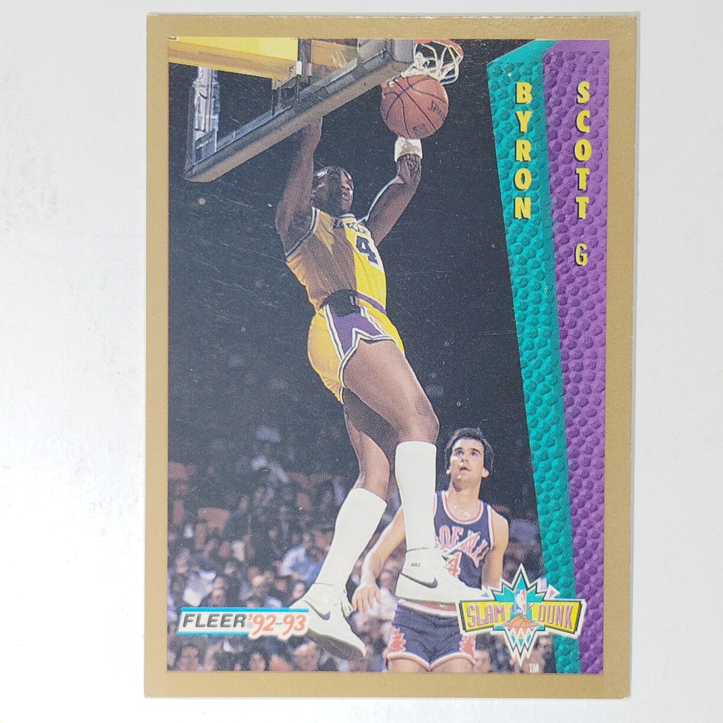 1992–93 Fleer Byron Scott #284 – Los Angeles Lakers – Guard – VG/EX