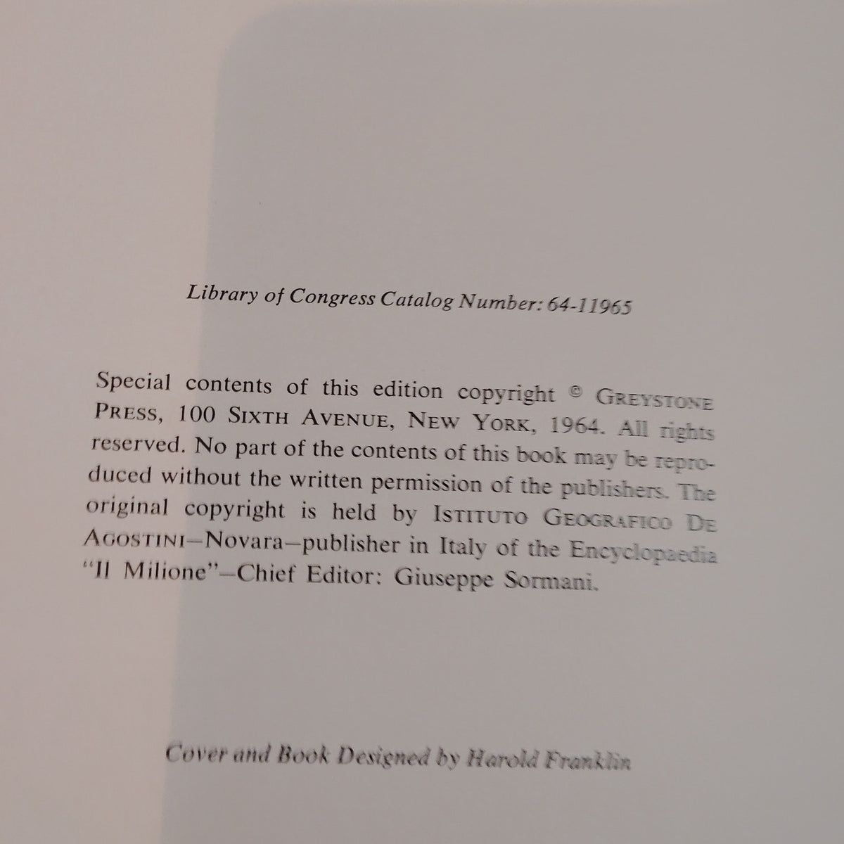 1964 The World and Its Peoples: Italy, Vatican City, Malta, San Marino Vol 1 & 2