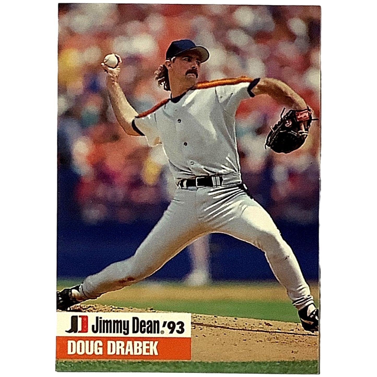 1993, Doug Drabek Houston Astros, MLB, Jimmy Dean '93 Ltd Ed., Card 19, EX/NM