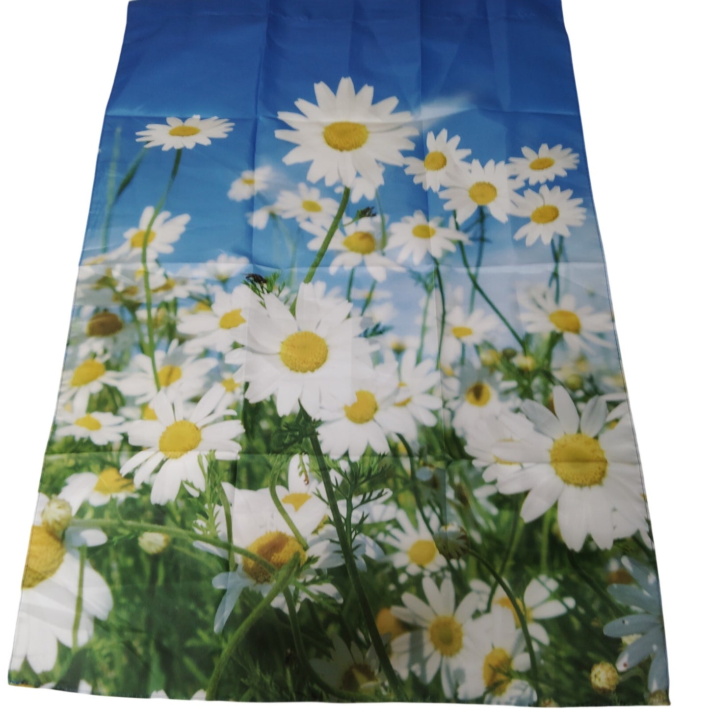 Spring Summer Daisy Garden Flag – 28x40 Inch Outdoor Banner, Single-Sided