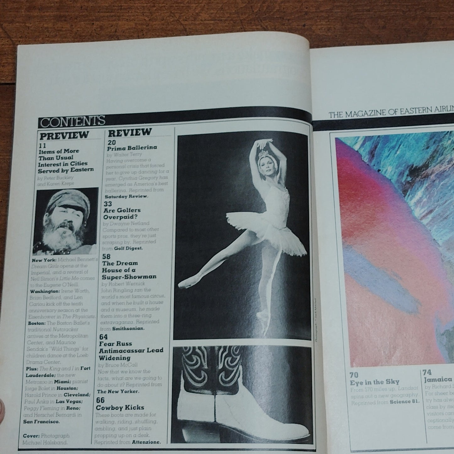 Eastern Review Magazine - December 1981 - Vintage Eastern Airlines Inflight
