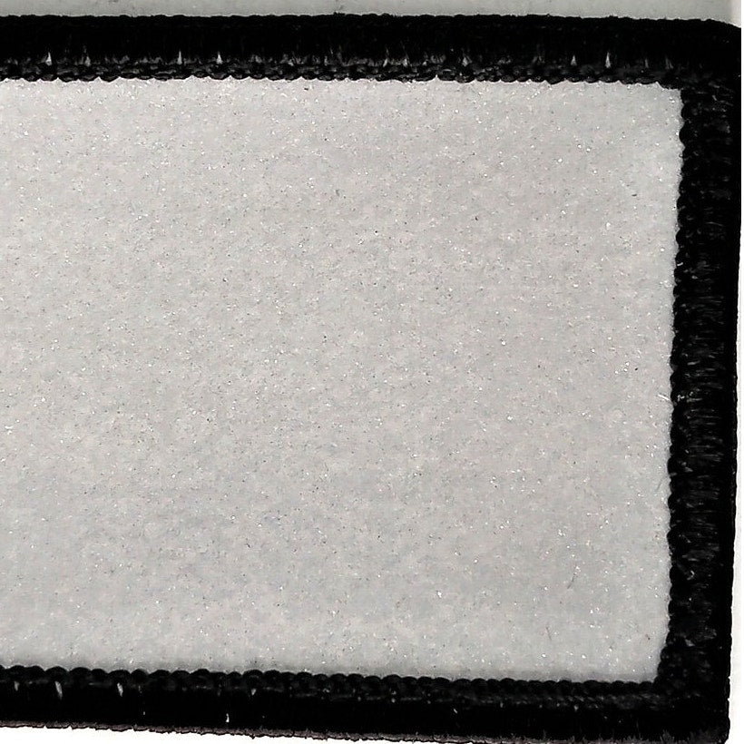Reflective Novelty Patch 3‑3/8 × 1‑7/8 Hook Back, Low-Light Enhanced Recognition
