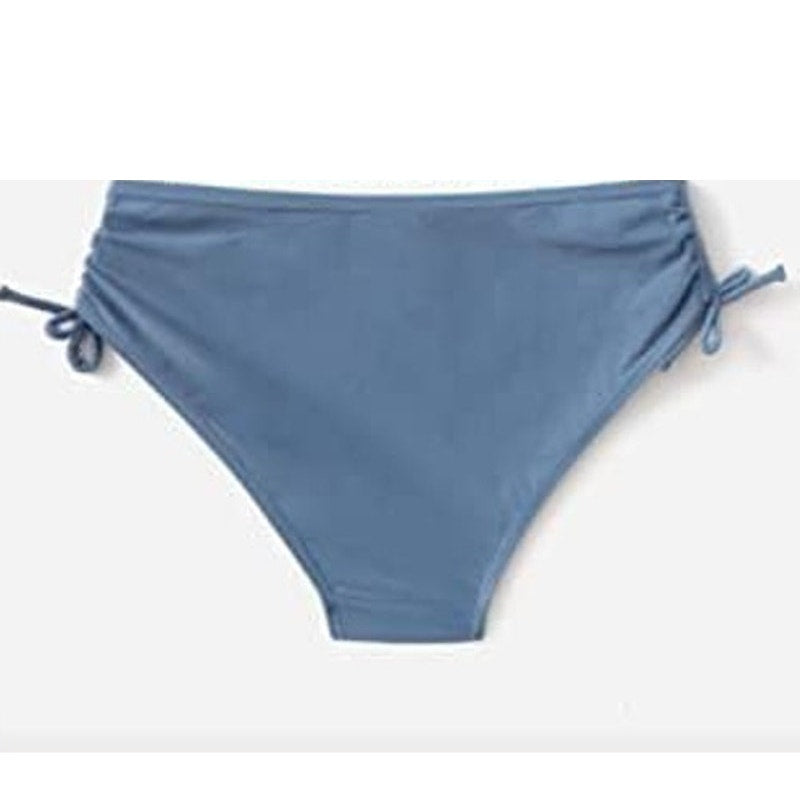 Mienoe Girls’ Bikini Bottoms – Dusty Blue – XXL (170) 82/18 Nylon/Spandex – NWOT