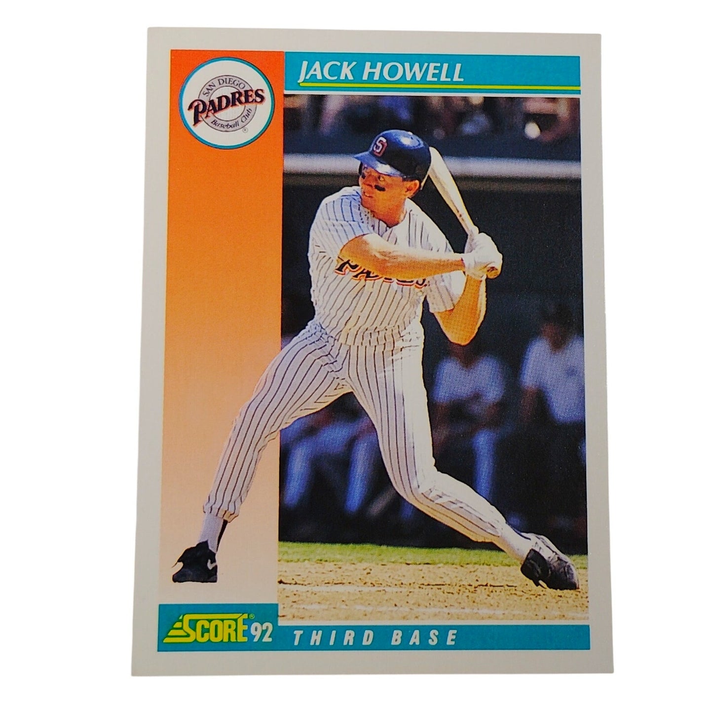 1992 Score Jack Howell #706 San Diego Padres Third Baseman Baseball Card NM