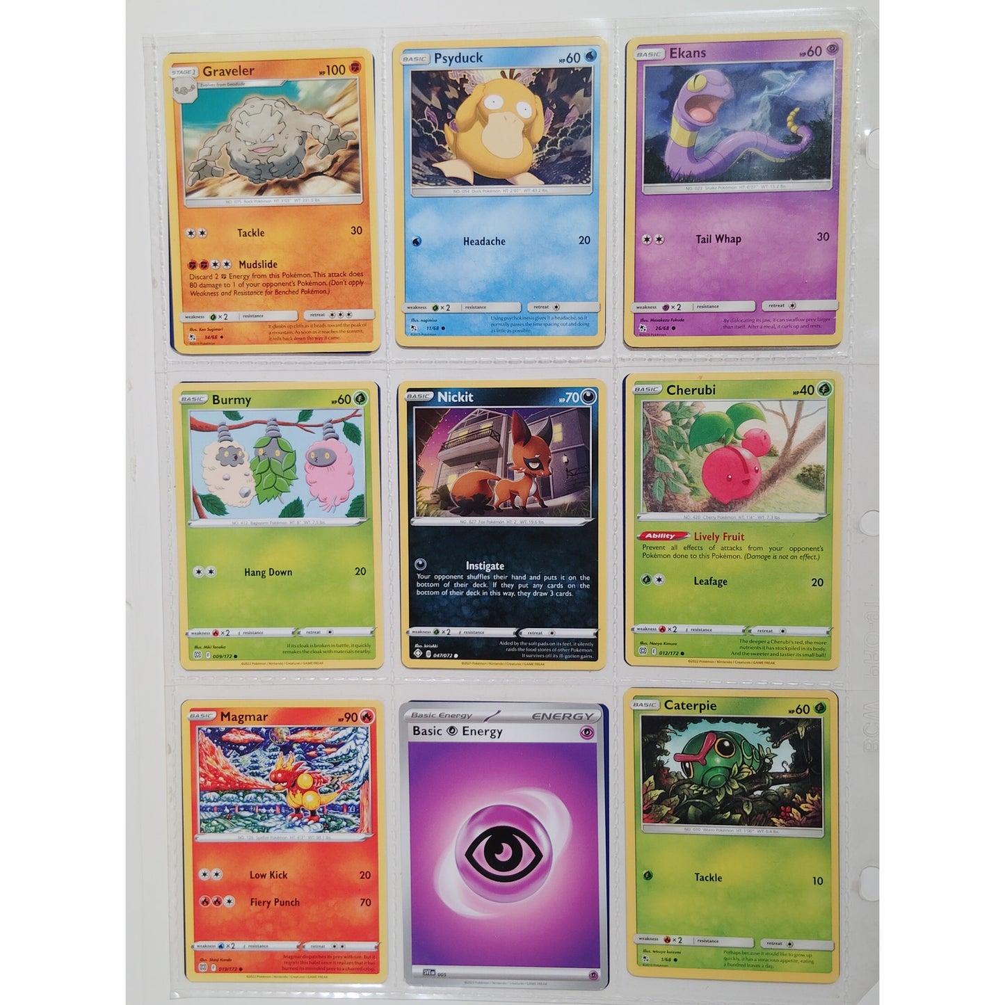 18 Random Pokémon Cards Pictured, Actual Photos Provided