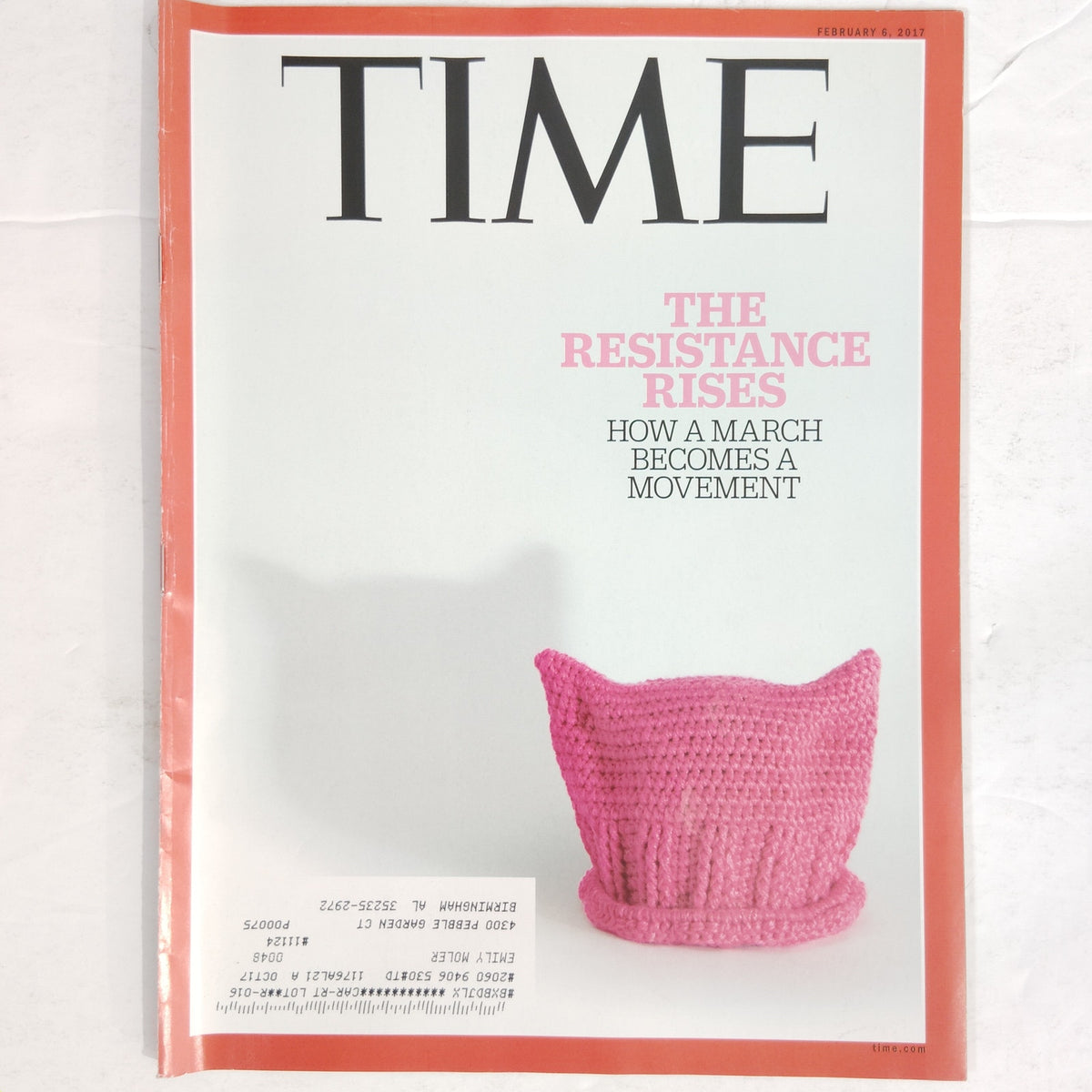 Time Mag Feb 6 2017 Pussyhat Resistance Rises Women's March, Mary Tyler Moore