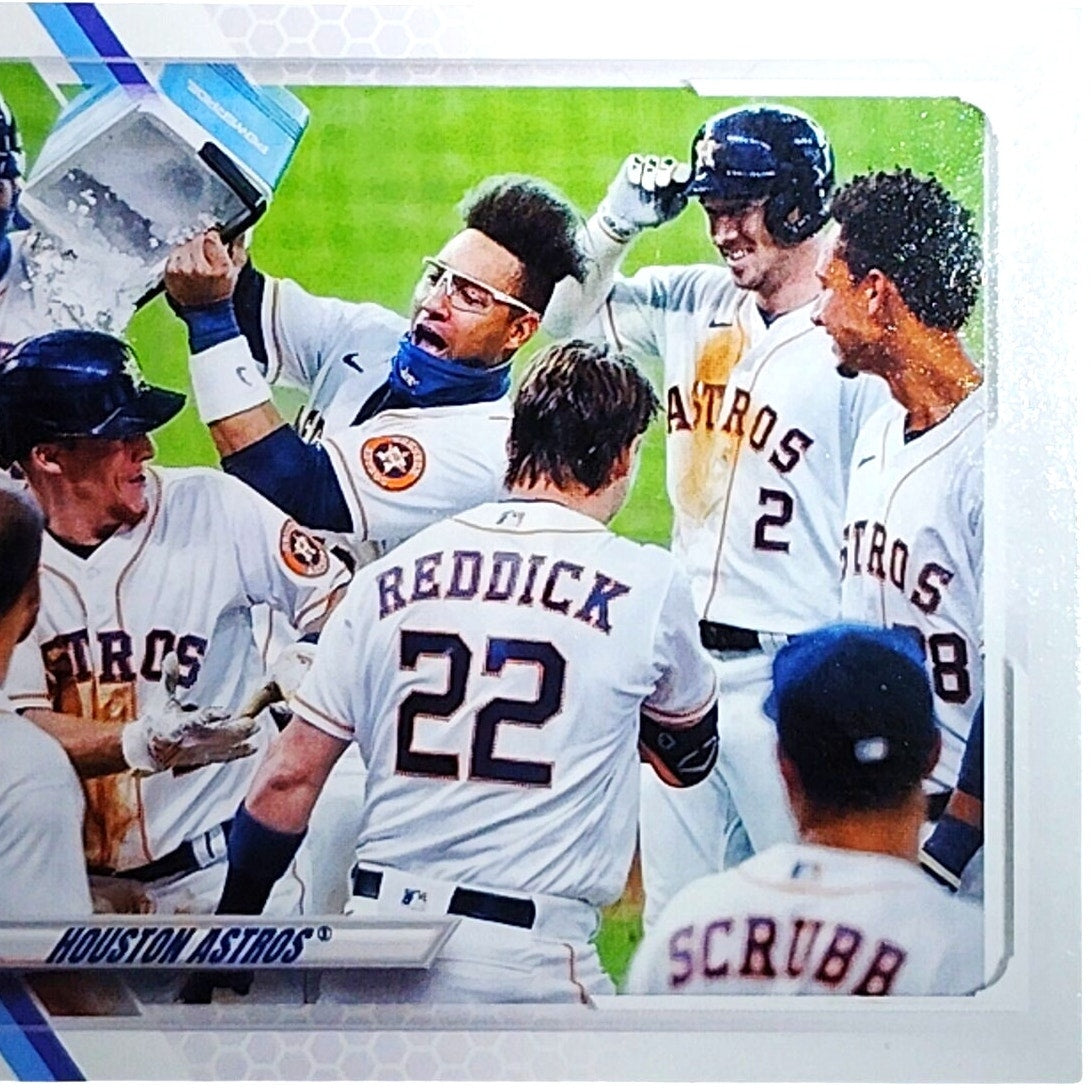 2021 Topps Series 2 Astros Team Card 545 Houston Astros Baseball VG/EX