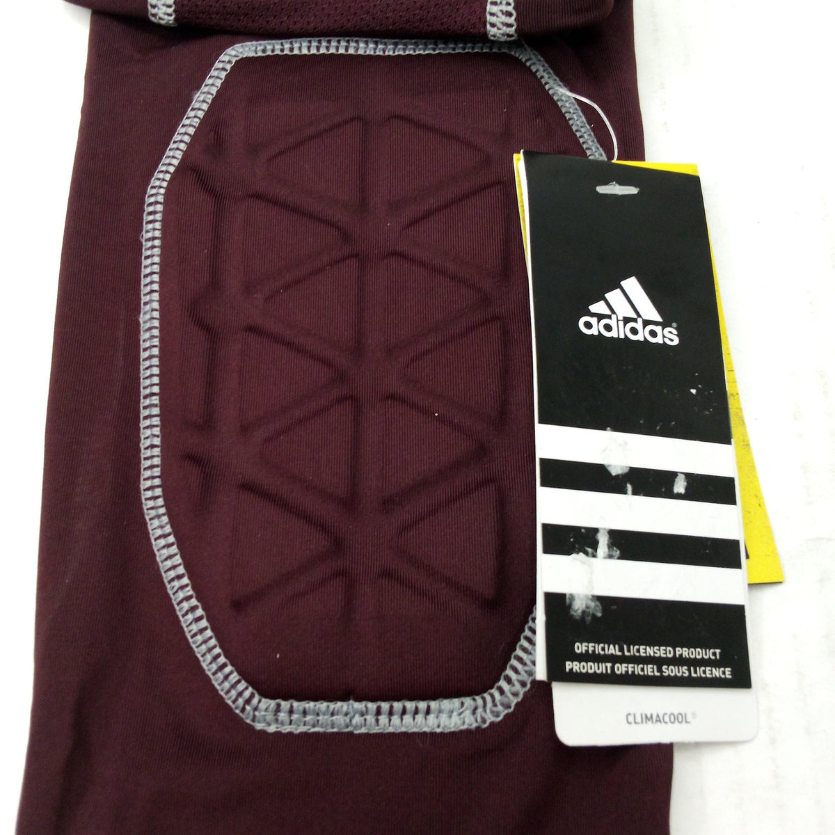 Adidas IronSkin Climacool Elbow Pad Sleeve XL Maroon Grey Training Support