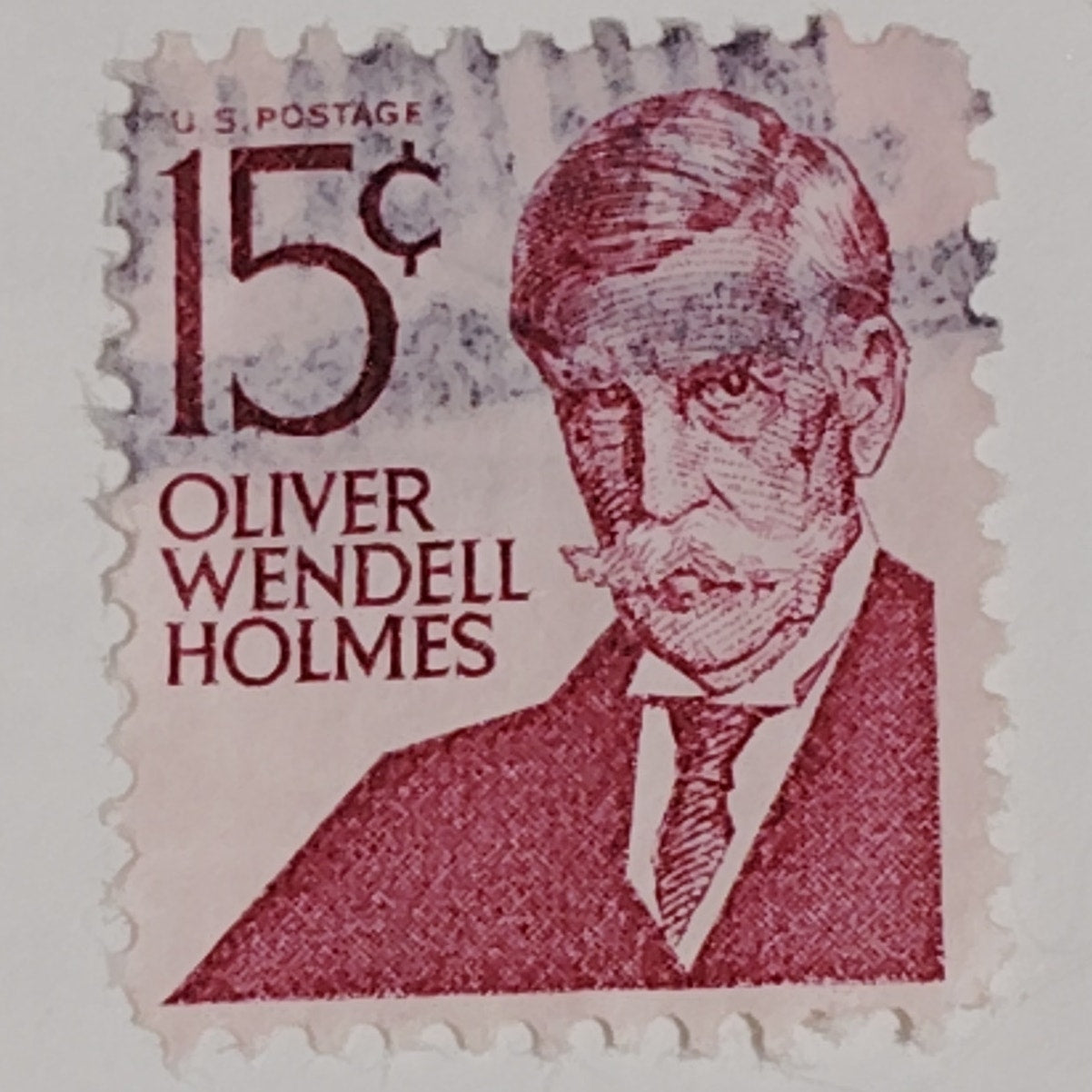 1968 15¢ Oliver Wendell Holmes Stamp – Prominent Americans Series – Scott #1288
