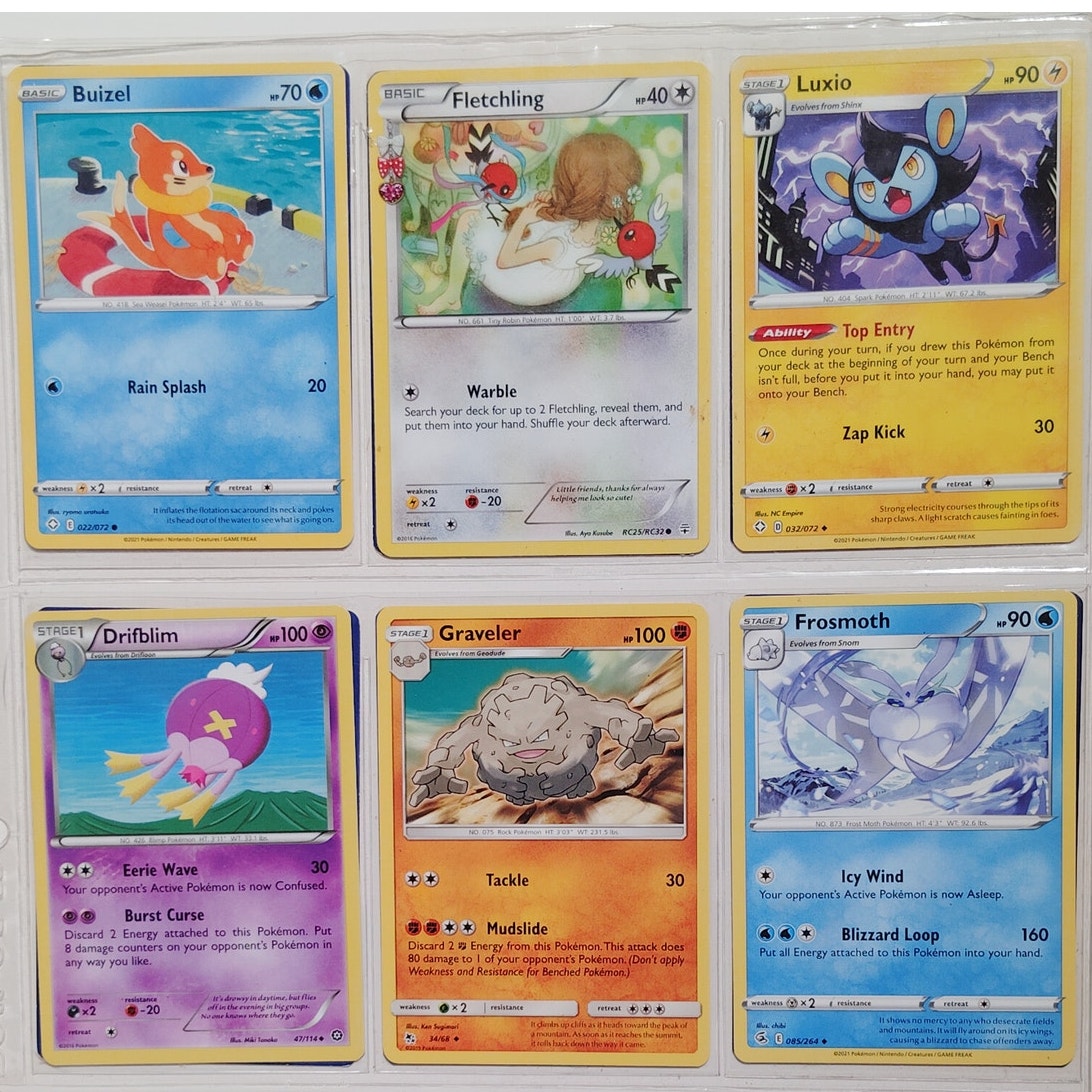 18 Random Pokémon Cards Pictured, Actual Photos Provided