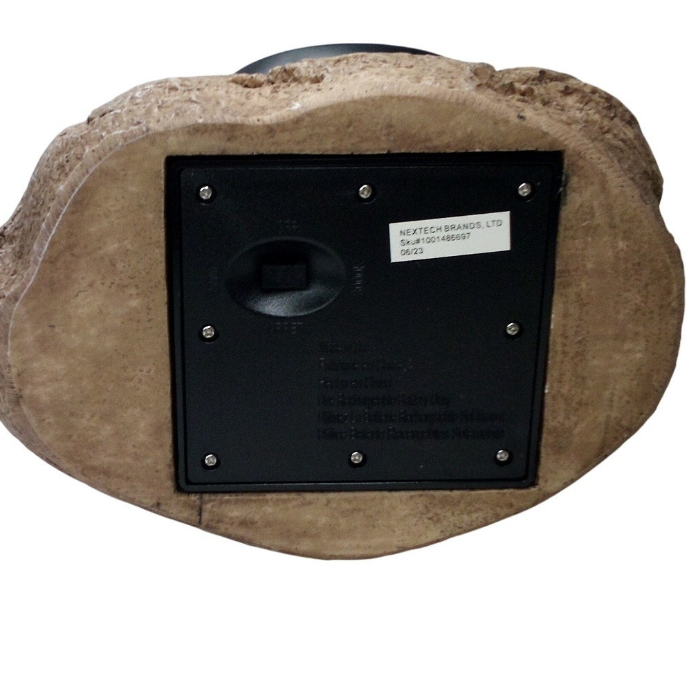 Hampton Bay Solar LED Rock Spot Light Color Changing Sandstone NXT-3547 Patio