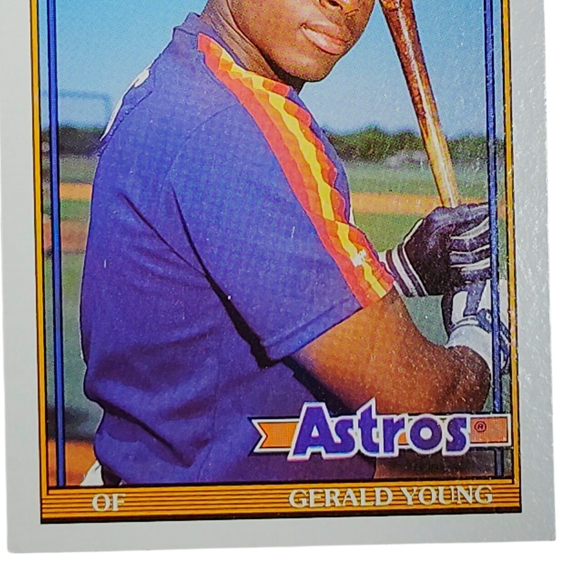 1991 Topps Gerald Young #626 Astros OF Speedster Veteran Houston Fan Fave VG/EX