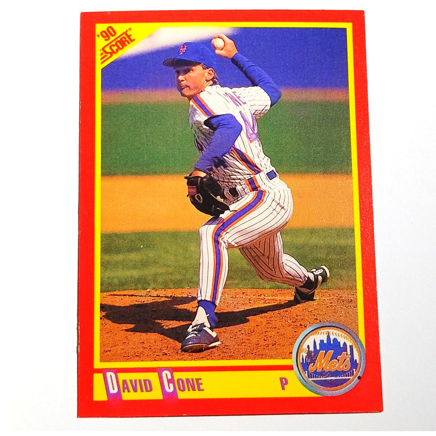 1990 Score David Cone #430 New York Mets Pitcher MLB Baseball EX