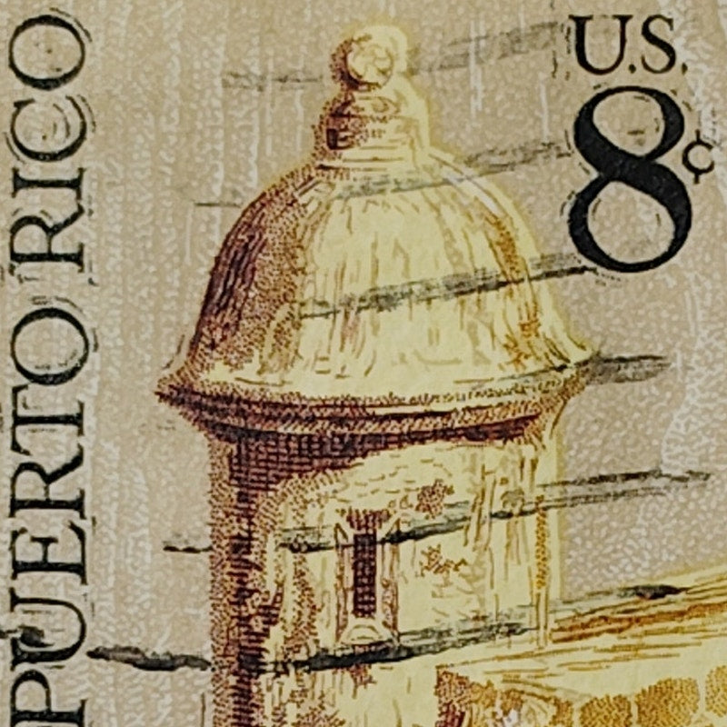 1971 US Postage Stamp Scott #1437 8c San Juan Puerto Rico 450th Anniv Canceled