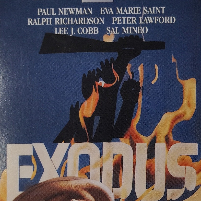 Exodus 1996 VHS Otto Preminger Paul Newman 1960 Historical Drama 2 Vintage Tapes