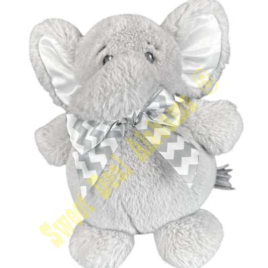 Bearington Collection Baby, "Tiny" Plush Stuffed Animal Elephant 7"