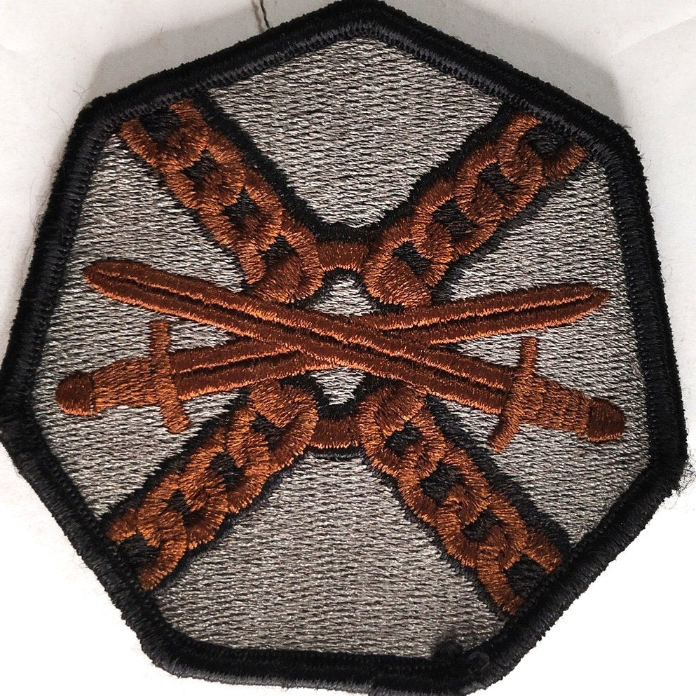Vintage US Army IMCOM Patch Subdued 3‑1/4" Diameter Sew‑On