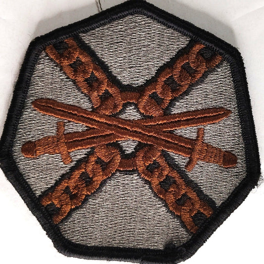 Vintage US Army IMCOM Patch Subdued 3‑1/4" Diameter Sew‑On