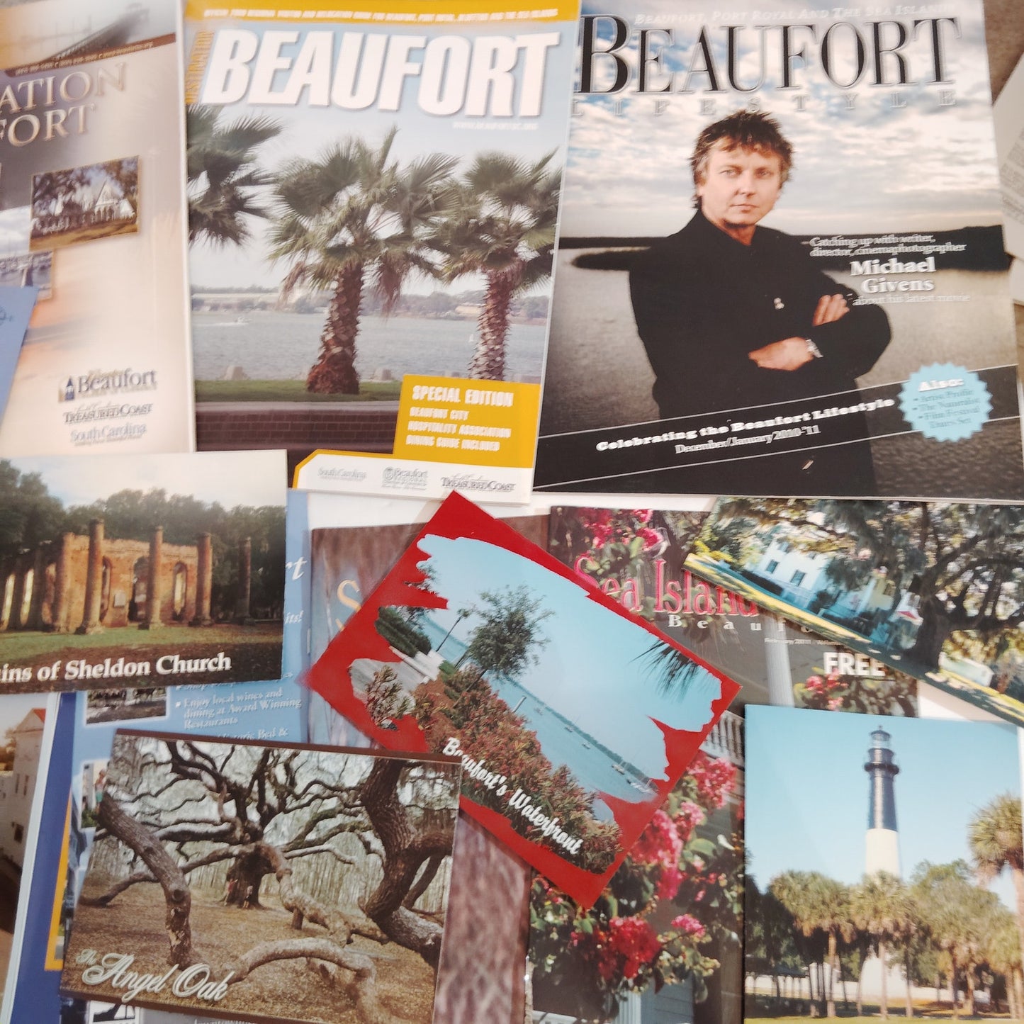 South Carolina Travel Ephemera: Beaufort, Columbia, Lowcountry Guides 2010s 5 lb