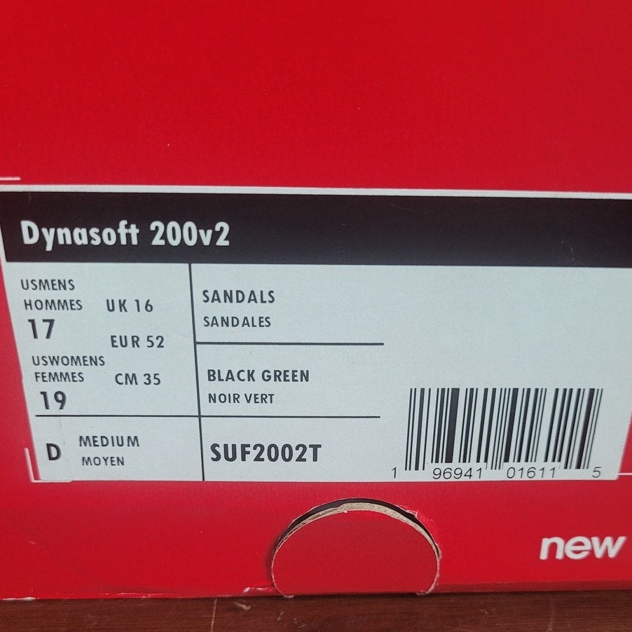 New Balance DynaSoft 200 V2 Slide, Black/Thirty Watt Unisex M17/W19 Sport Sandal