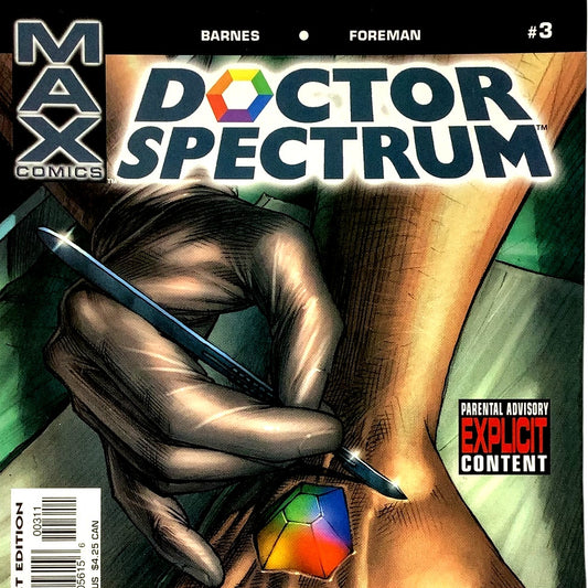 Doctor Spectrum #3, October 2004, Max Comics, NM 9.4