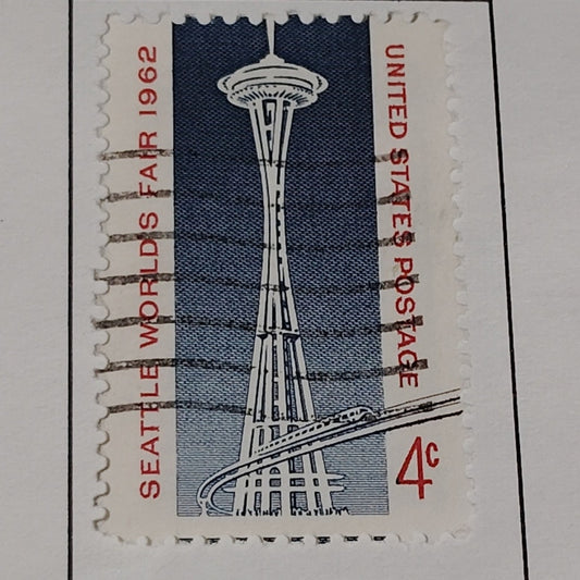 1962 Scott #1196 – 4¢ Seattle World’s Fair / Century 21 Exposition – Canceled