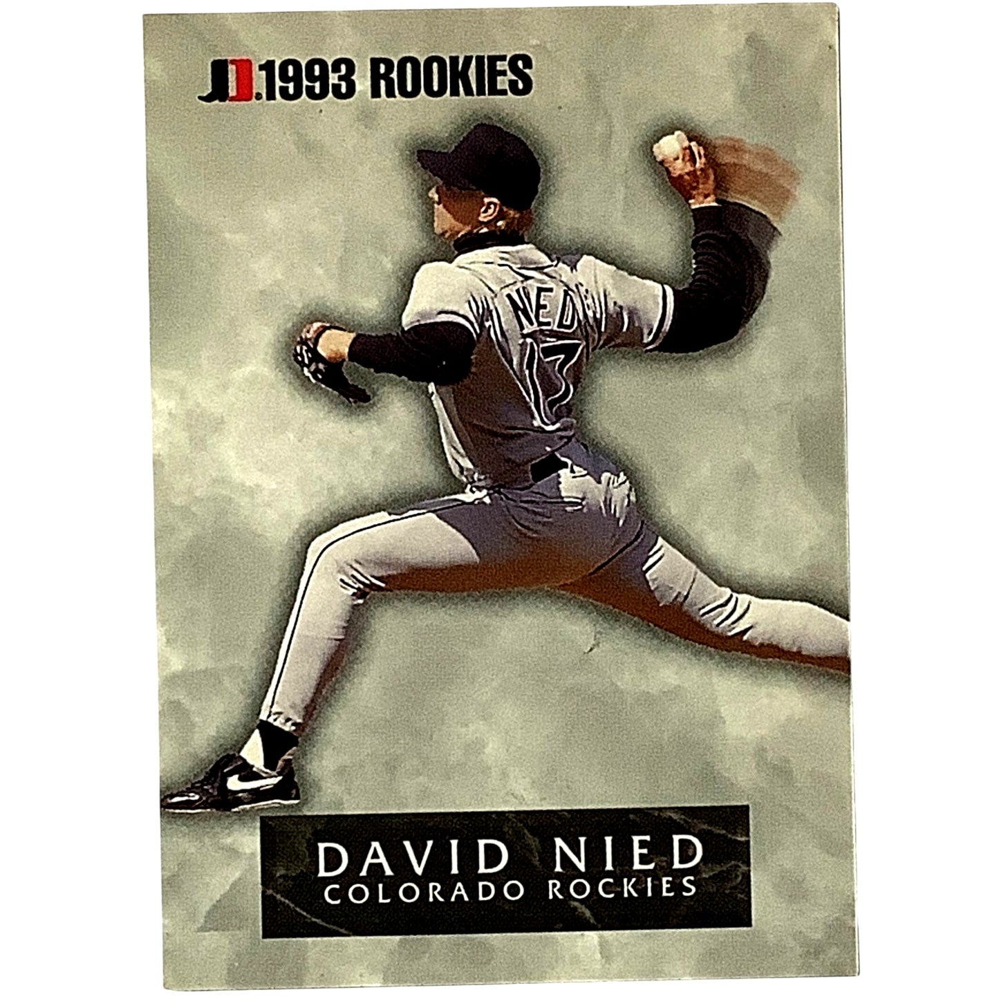 1993 Rookies, David Nied, Colorado Rockies, MLB, Jimmy Dean 1993, Card 7, EX/NM