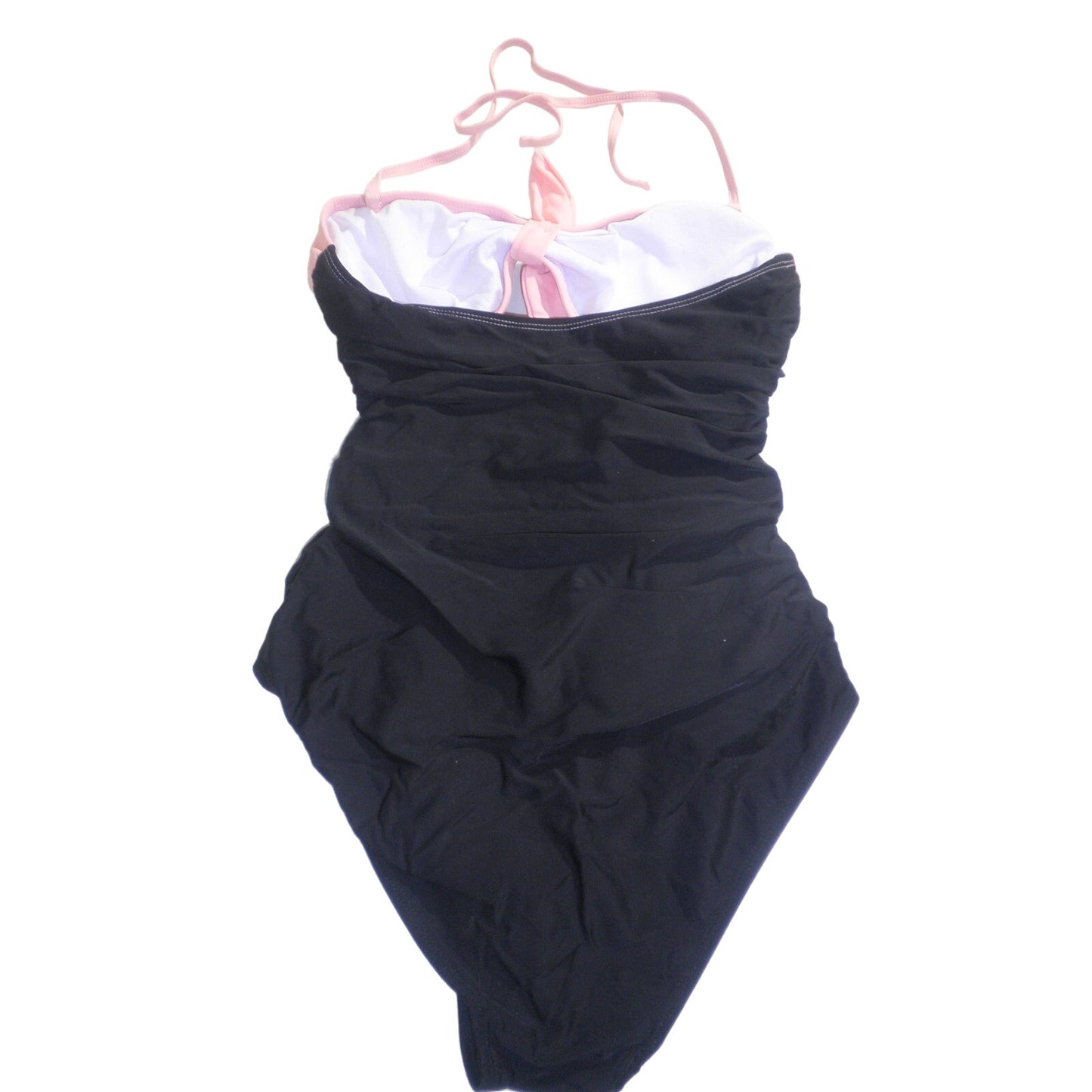 Tempt Me Cutout One Piece Tummy Control High Waisted Halter Front Knot S (4-6)
