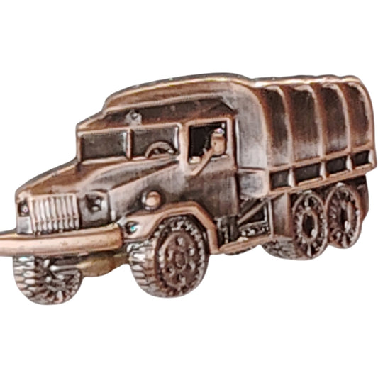 Deuce and Half M35 Truck, Collector's Hat, Lapel, Brooch Pin 1-1/4"W x 3/4"H