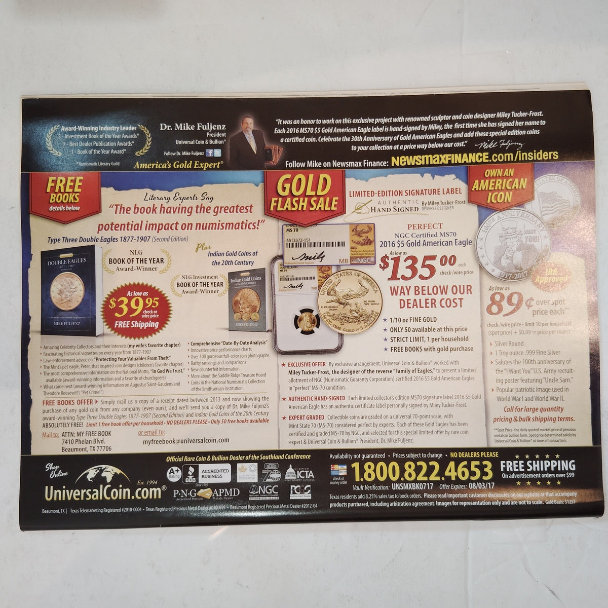 Newsmax Magazine July 2017 - The 100 Matrix Biotech Anti-Aging Longevity