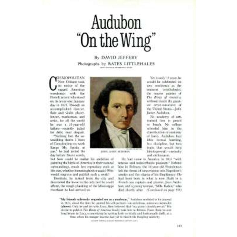 National Geographic Magazine February 1977, Audubon, Harlem, Rajasthan, Ohio...