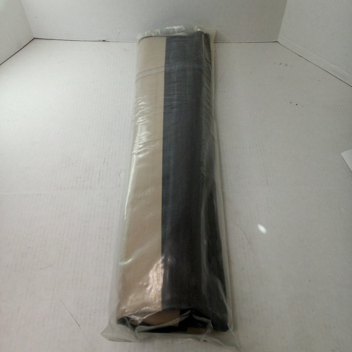 Awntech San Francisco 6 ft. Awning Beige/Black Striped Window Entry Canopy