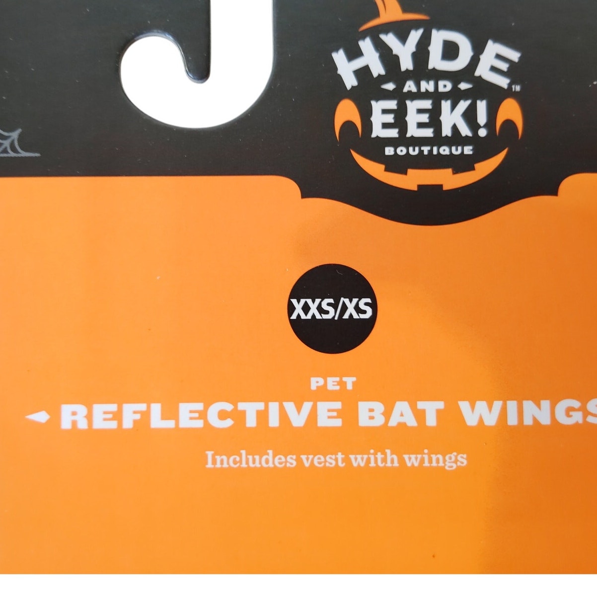 Hyde & EEK! Reflective Halloween Bat Wings Rider Costume – Dog & Cat – XXS/XS