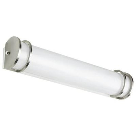 Sunlite 36" LED Half‑Cylinder Vanity Light – 30W 3‑CCT – Brushed Nickel – 81372