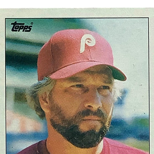 Johnny Wockenfuss, Philadelphia Phillies, MLB, 1985 Topps Card 39, EX/NM