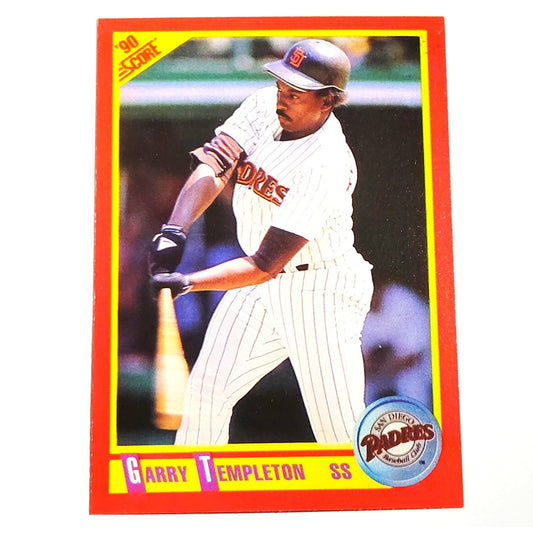 1990 Score Garry Templeton #336 San Diego Padres Shortstop MLB Baseball EX