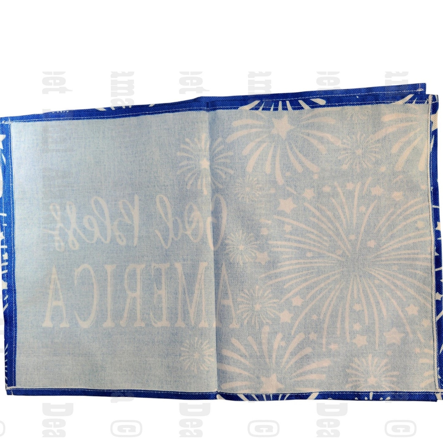 Patriotic "God Bless America" Table Placemats, 4-Pack, 18-1/2" x 12-1/8"