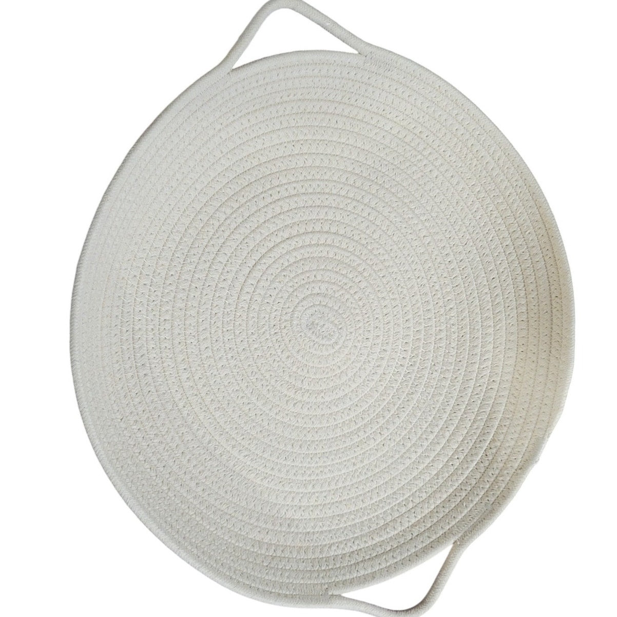 2 Rope Trays Green (1) and White (1), 15" Diameter 1.5"H