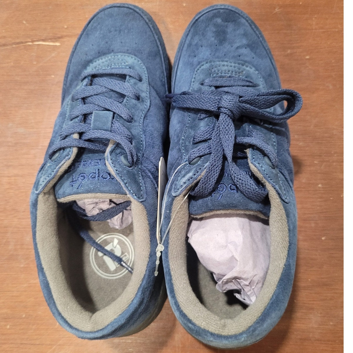 Women’s Washable Walking Sneakers – Indigo Blue Size 5.5 Comfort Athletic Shoes