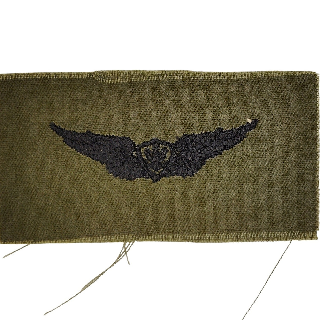 VTG US Army Aviator Pilot Subdued OD Green Flight Badge Patch 3.75" × 2" Sew‑On