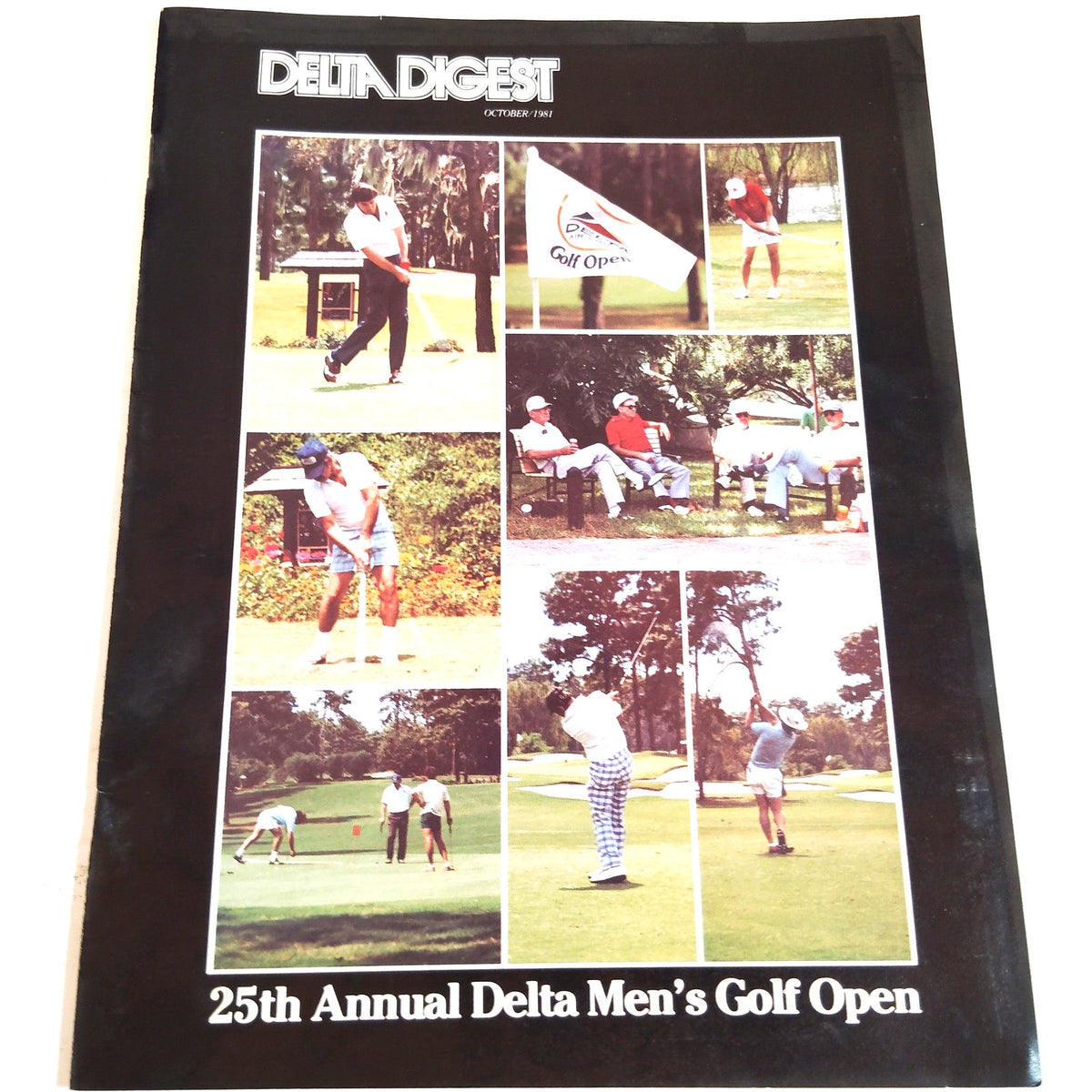 Delta Digest October 1981 - 25th Annual Men's Golf Open - Vintage Magazine