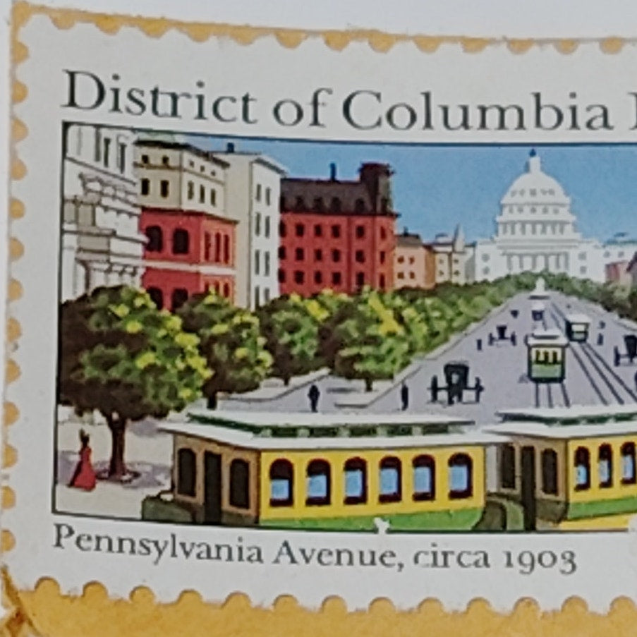 1991 USPS Pennsylvania Avenue DC Bicentennial 29 Cent US Postage Stamp #2561