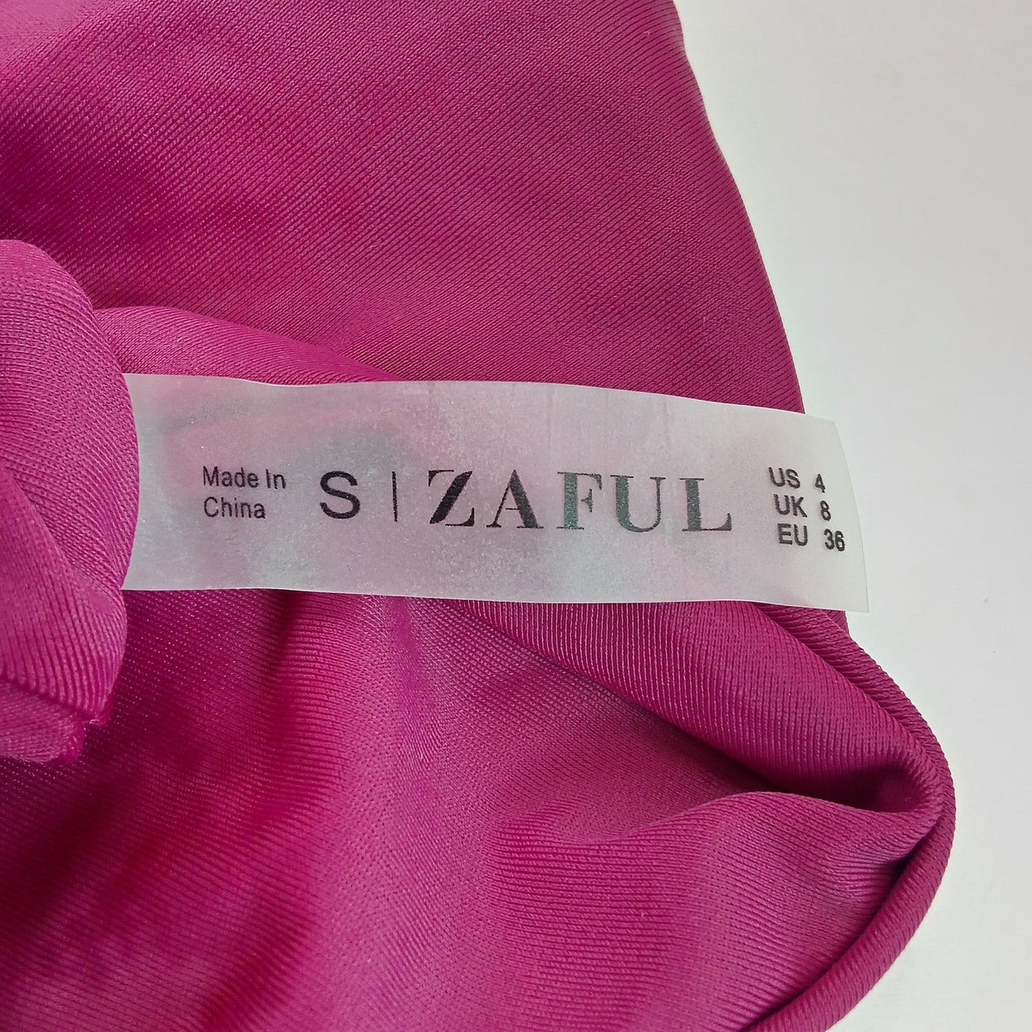 Zaful Maroon Burgundy High Cut Bikini Bottoms Women’s Small (US 4) Swimwear