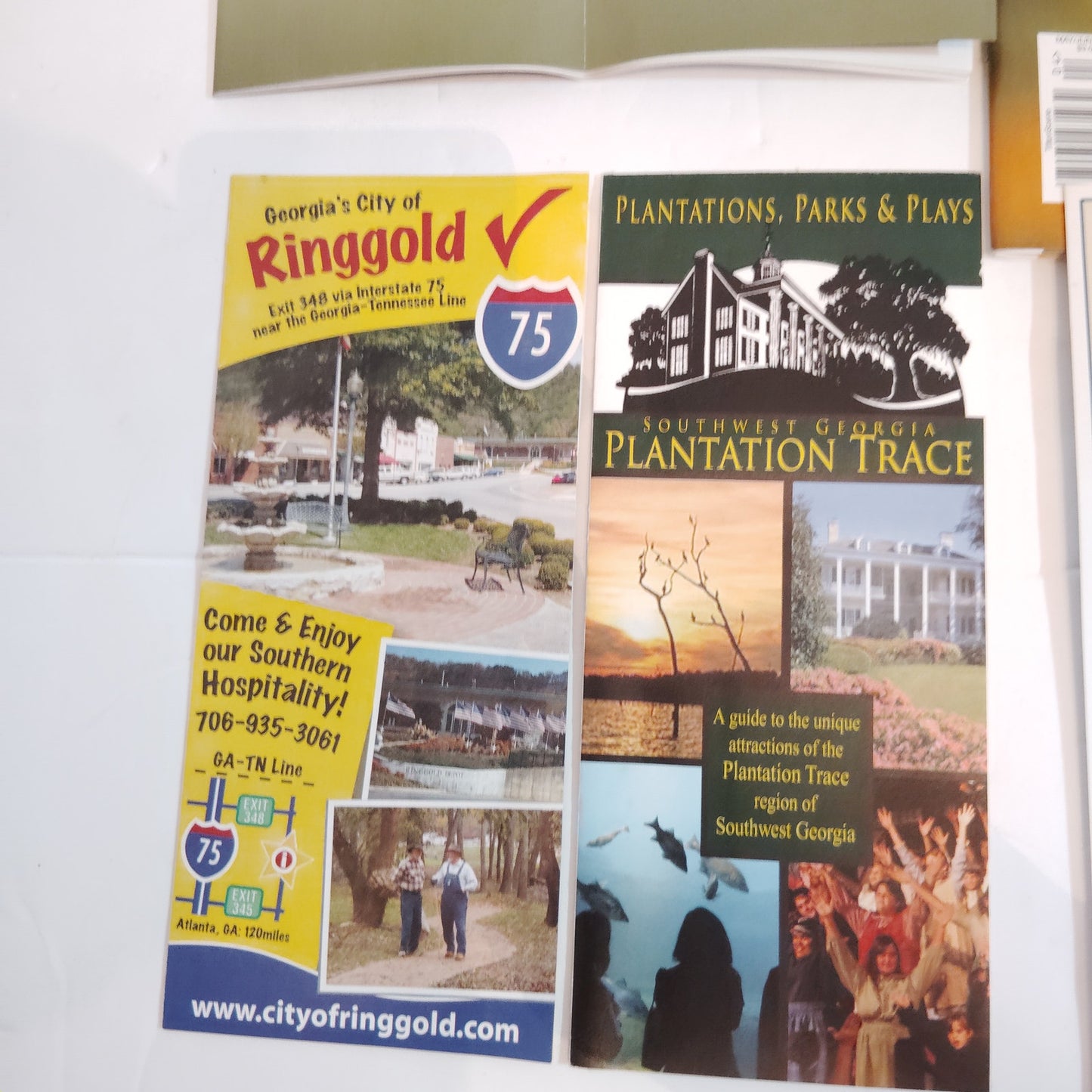 Vintage Georgia Ephemera Collection: Tifton, Thomasville, Ringgold Travel Guides